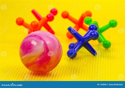 Ball And Jacks Royalty Free Stock Image - Image: 143896