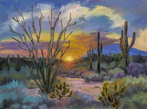 High Sonoran Desert Painting at PaintingValley.com | Explore collection ...