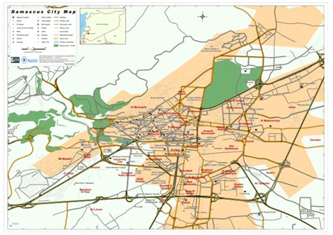 Syria: Damascus City Map, 03-November-2014 - Syrian Arab Republic | ReliefWeb