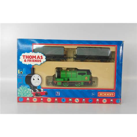 Hornby "Thomas and Friends" R9088 " Percy" and Two Troublesome Trucks. OO Gauge, Used 🚂