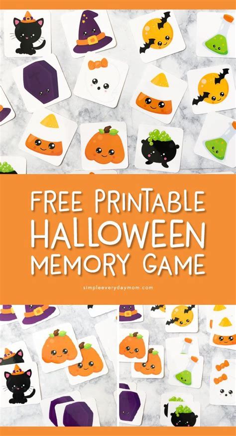 Halloween Matching Game Printable