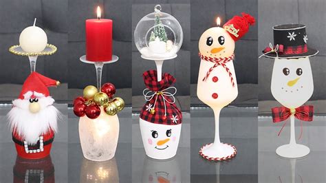 10+ Easy To Make Wine Glass Christmas Decorations To Bring the Festive ...