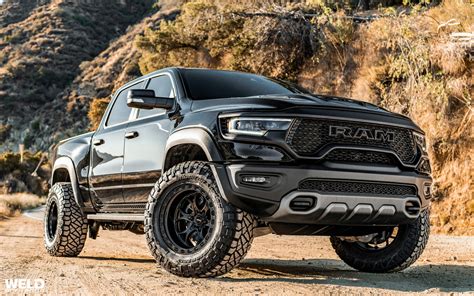 Dodge RAM Black Rims TRX Black Ledge 6 | WELD Wheels