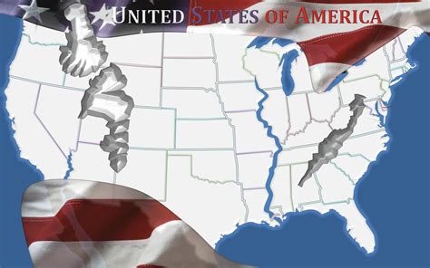 United States of America Map