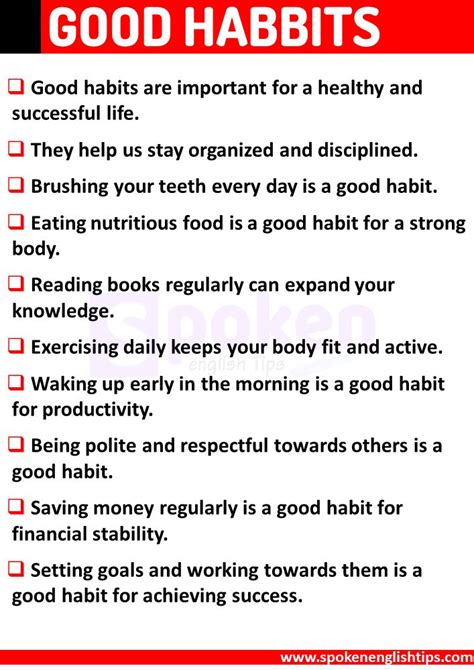 10 Lines On Good Habits In English in 2023 | Essay writing skills, Good ...