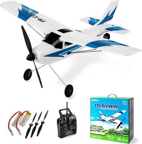 Amazon.com: Top Race Remote Control Airplane - RC Plane 3 Channel ...