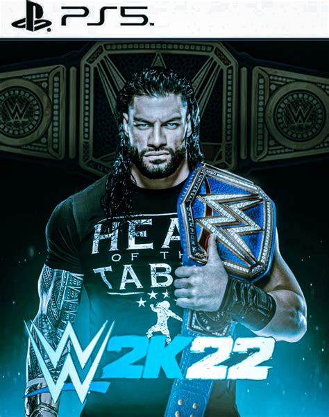 Roman Reigns wwe 2k22 cover the big DAWG!!!! (By me) : r/BrandonDE