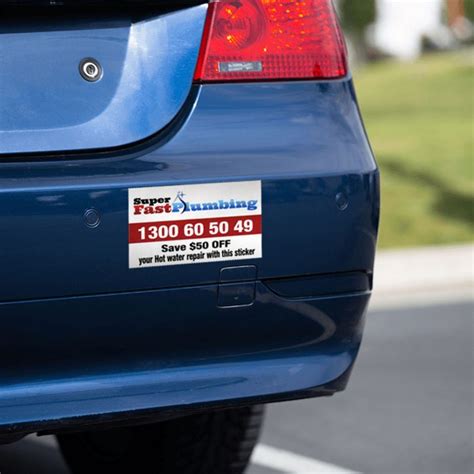 Car Decals Bumper Stickers | UV Printed Vehicle Label Stickers