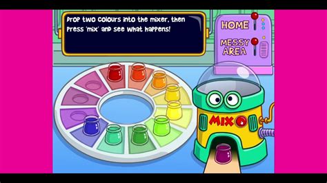 CBBC Colour Mixing Factory - Old Flash Games - YouTube