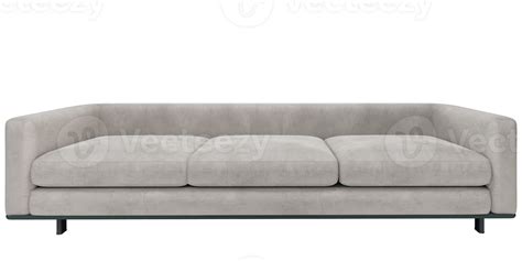 sofa leather isolated on white background, 3D PNG. 23545763 PNG