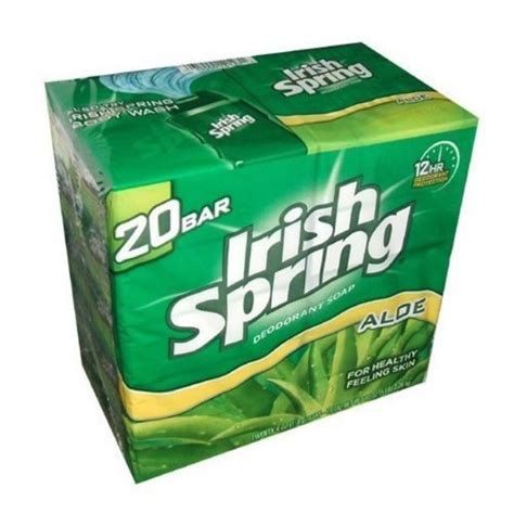 irish spring aloe bar soap 3.75 oz-pack of 20 bars - Walmart.com - Walmart.com