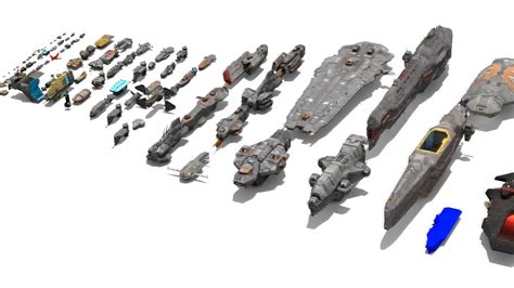 Homeworld Remastered Ship Sizes - YouTube