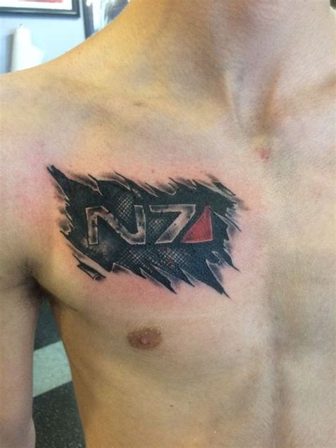 dtctattoos:mass-effect-n7-mass-effect-videogame-tattoo-color