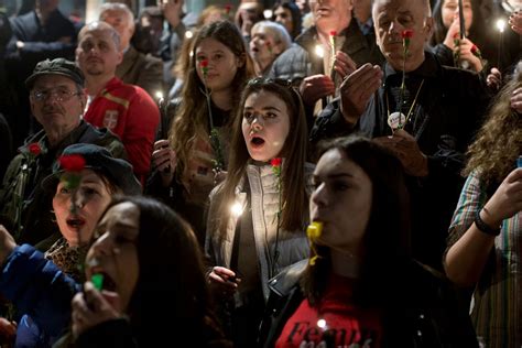 Thousands rally against leaders in Serbia, Montenegro