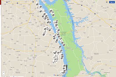 KDFWR Releases Updated Map of Fish Attractors in Kentucky Lake