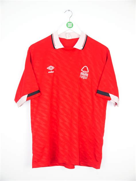 Original 1988-90 Nottingham Forest home jersey - L | RB - Classic Soccer Jerseys