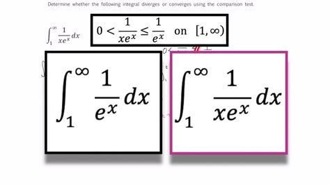 Applying the comparison theorem - YouTube