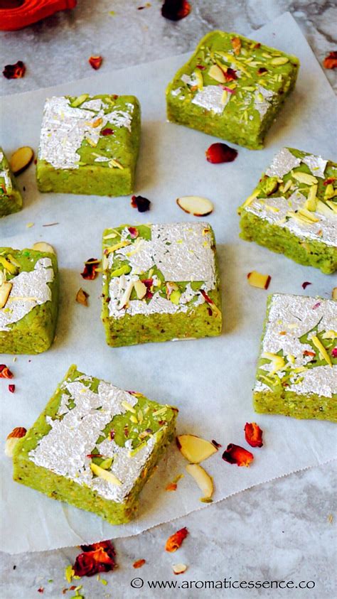 Badam Pista Burfi Recipe | Almond & Pistachio Fudge | Recipe | Burfi recipe, Indian desserts ...