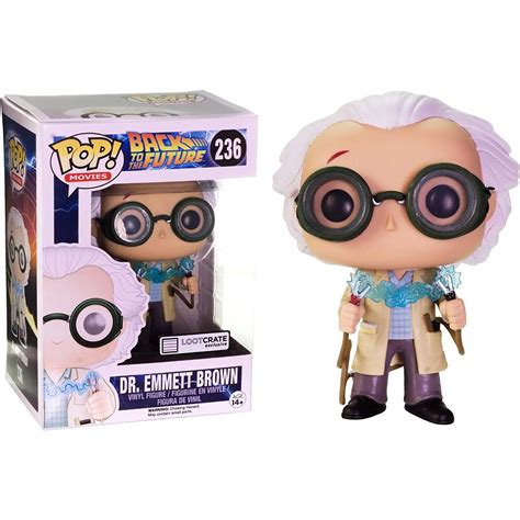 Exclusive Funko POP Official Movies: Back to The Future Dr. Emmett Brown Vinyl Action Figure ...