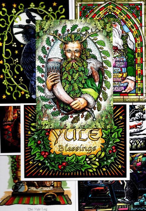 Yule Card Set - pack of 8 assorted cards