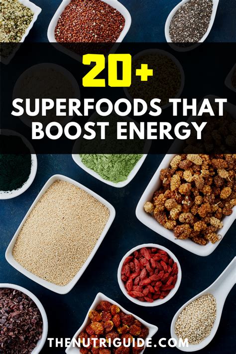 The best Superfoods that boost energy- Learn about the best fruits, vegetables, carbs and ...