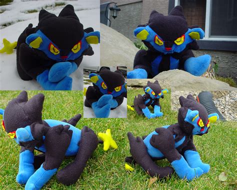 Luxray Plushie - Vrs. 2 by Zuzyy on DeviantArt