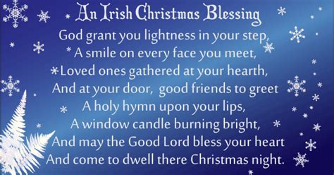 Irish Christmas blessings and carols | Irish christmas, Christmas poems ...