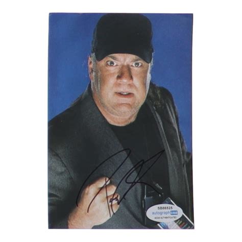 Paul Heyman Signed ECW 4x6 Photo (ACOA) | Pristine Auction