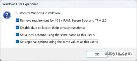 Why 'Extended Windows 11 Installation without TPM and Secure Boot' Menu Not Showing in Rufus?