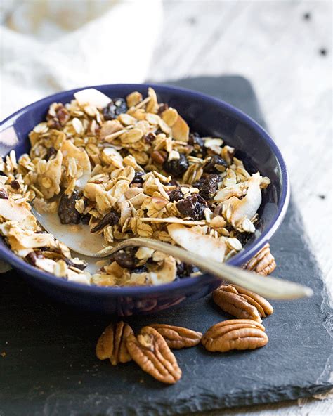 Maple Pecan Homemade Muesli | Recipe | Cereal recipes, Homemade breakfast, Homemade cereal