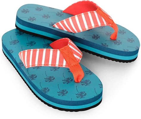 Amazon.com: Hatley Boys' Flip Flops, Tropical Palms, X-Large (13 US Child Shoe Size): Clothing ...