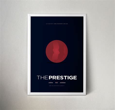 The Prestige Movie Poster Film Poster Minimalist Movie - Etsy