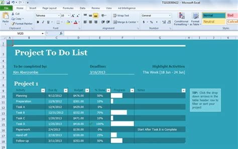 Best Excel Templates for Project Management