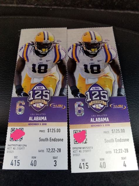 Roxanne Luna Buzz: Lsu Football Tickets