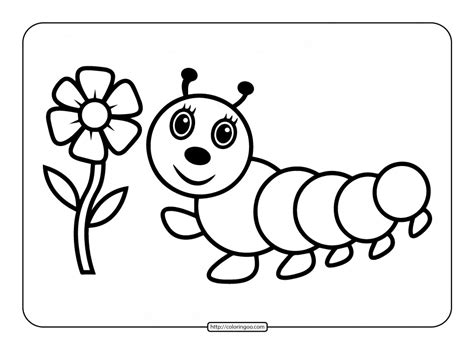 the very cute caterpillar is holding a flower