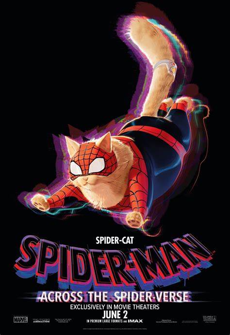 Spider-Cat | Spider-Man Across the Spider-Verse | Character poster ...