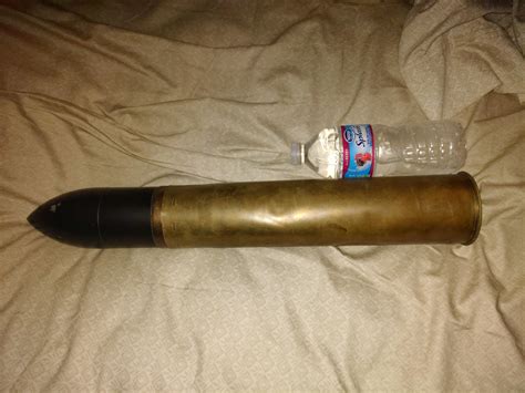 A m72 projectile in a m18 brass case. The case is dated 1944 : r/TankPorn