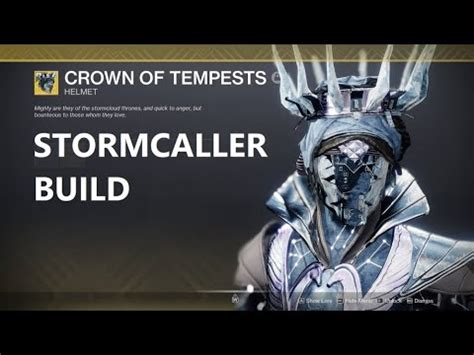 Stormcaller Build with Crown of Tempests Including Lore & Gameplay | Destiny 2 - YouTube