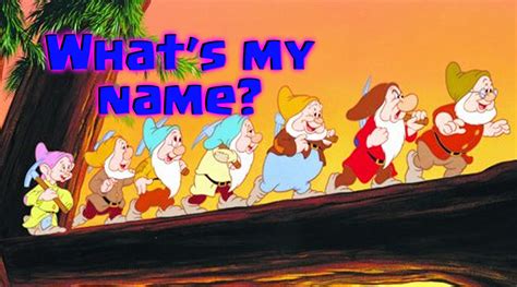 How The 7 Dwarfs Got Their Names