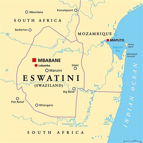 What is the Capital of Eswatini? | Mappr