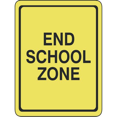 End school zone Logo Download png