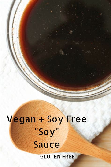 Vegan + Soy Free 'Soy' Sauce - Gluten Free | Allergy free recipes, Soy ...