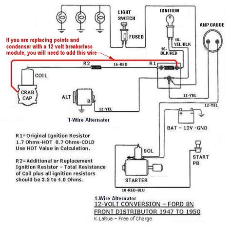 Ford 8n Side Distributor 12v Wiring Diagram