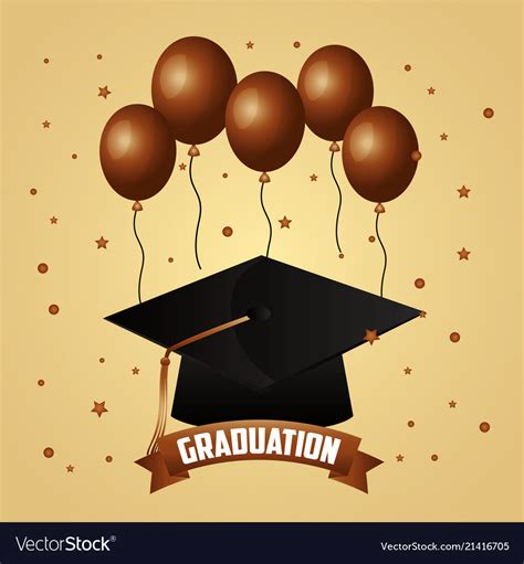 Congratulations graduation card Royalty Free Vector Image