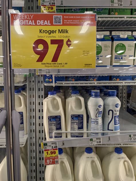 Stock Up On Kroger Brand Milk – Just 97¢ Per Half Gallon - iHeartKroger