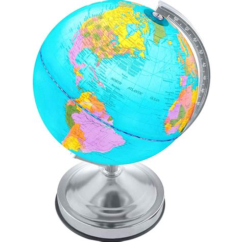 Illuminated Kids Globe with Stand – Educational Learning Toy with Detailed World Map and LED ...