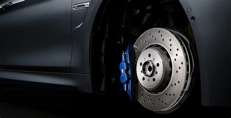 The braking system in a BMW luxury car is an expertly crafted piece of ...