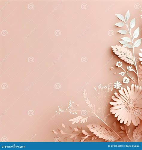 Pink Flowers on Light Pink Background Desktop Wallpaper - Fresh and Feminine Design Stock ...