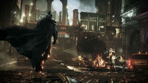 Batman Arkham Knight Gorgeous 4K Screenshot Shows the Visual Splendor of the Arkham Finale