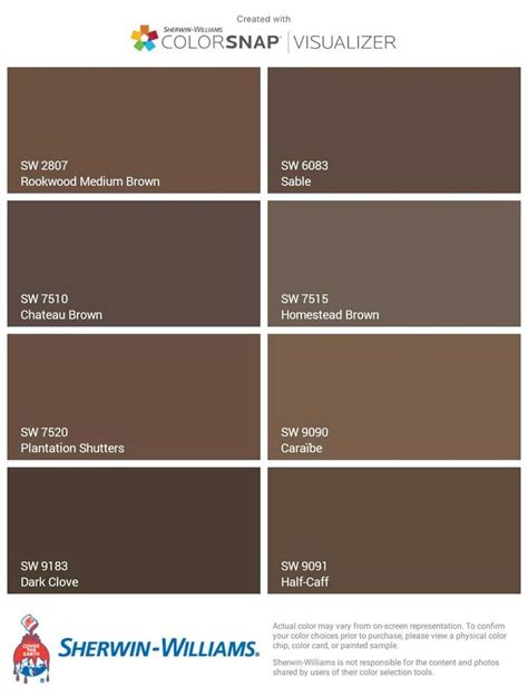 ️Sherwin Williams Brown Paint Colors Free Download| Gambr.co